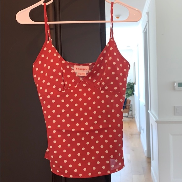 Showpo. Tops - SHOWPO polka dot cami